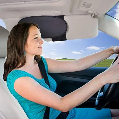 Abbildung von WANPOOL Universelle Auto Sonnenblenden Visierverlängerung für Autos, LKW&#039;s und RV&#039;s Anti Blend grell Sonnenschutz Fahrer Mitfahrer