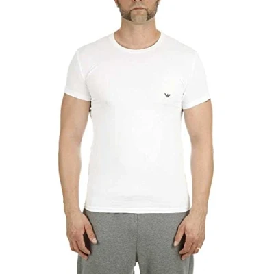 Abbildung von Emporio Armani Underwear Herren T Shirt Iconic Logoband Schlafanzugoberteil, Weiß, XL