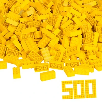 Abbildung von SIMBA Konstruktionsspielzeug Bausteine Blox 500 Teile 8er gelb 104118917 Spielbausteine
