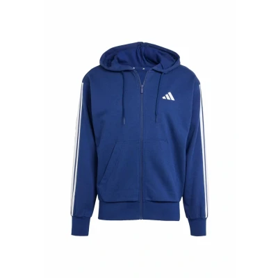 Abbildung von adidas Sportswear Essentials Stripes Sweatjacke, Herren, Größe: XXL, Dark blue white