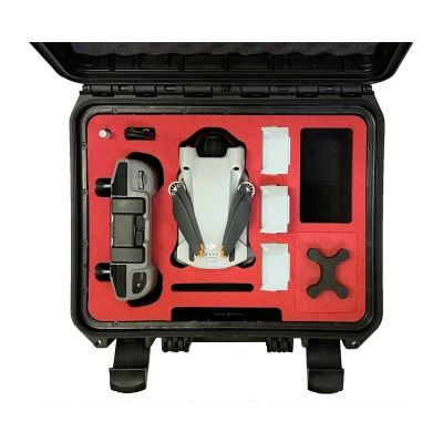 Abbildung von Professioneller Koffer für DJI Mini 3 Pro Passt mit RC Platz bis zu 9 Akkus passend die komplette Fly More Combo