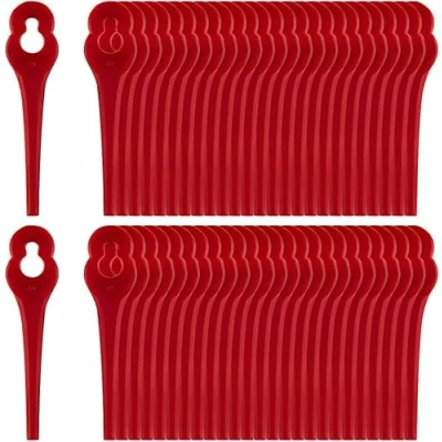 Abbildung von 100 Stück PA6 Kunststoffmesser Kompatibel mit Güde Rasentrimmer RT 250/18 RTS, 250/18RT,Ersatzmesser 58598 18 201 05,58599 0