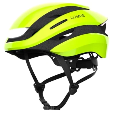 Abbildung von Lumos Ultra Smart Helm Fahrradhelm Vorder und Rücklicht (LED) Blinker Bremslichter Bluetooth Verbindung Erwachsene: Herren, Damen (Electric Lime, Größe: S) MIPS