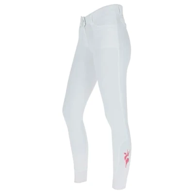 Abbildung von Covalliero Reithose Janne x PinkRibbon White Pearl 40