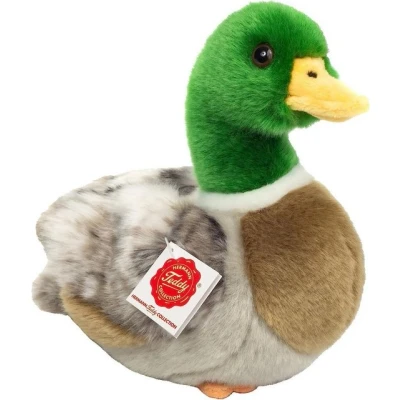 Abbildung von Teddy Hermann® Kuscheltier Wildente 24 cm, grün/grau/braun, zum Teil aus recyceltem Material