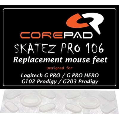 Abbildung von Corepad Skatez PRO 106 Ersatz Mausfüße kompatibel mit Logitech G Hero / G102 G203 Prodigy