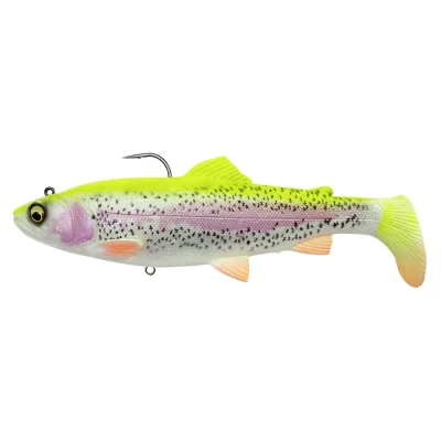 Abbildung von Savage Gear 4D Trout Rattle Shad 12,5cm 35gr Medium Sinking Lemon Gummifisch