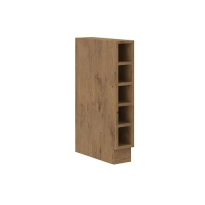 Abbildung von Vigo Unterschrank Regal 15 cm Eiche Lancelot Küchenzeile Küchenblock Küche