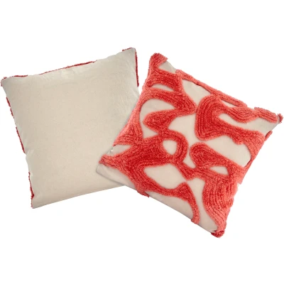 Abbildung von Guido Maria Kretschmer Home&amp;Living Dekokissen &quot;Orange&quot;, 2 er Set, Kissenhüllen, 40 x cm, ohne Füllung, getuftet