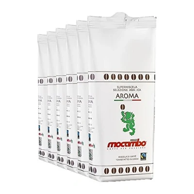 Abbildung von Mocambo Aroma Selecione Arabica, Fairtrade 1000g, ganze Bohne, 6er Pack