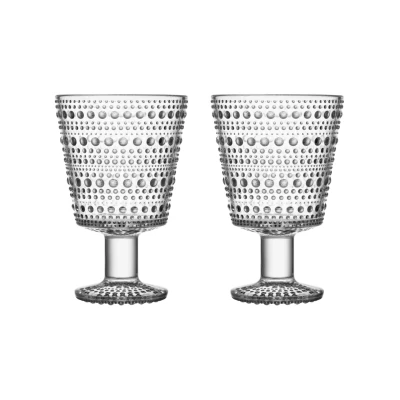 Abbildung von Iittala Gläser Kastehelmi Klar 260 ml 2 Stück