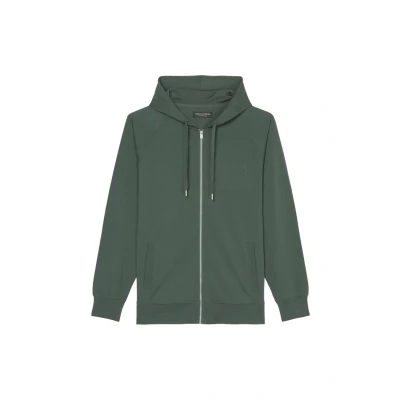 Abbildung von Marc O&#039;Polo Heavy Sweatjacke, Herren, Größe: Medium, Forest dust