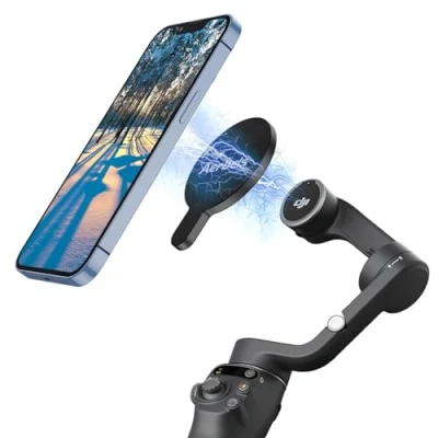 Abbildung von Aerbeis für DJI OM 6 Magsafe Adapterklemme, kompatibel mit Gimbal Stabilisator Osmo Mobile 6, passt auch 5 4 SE