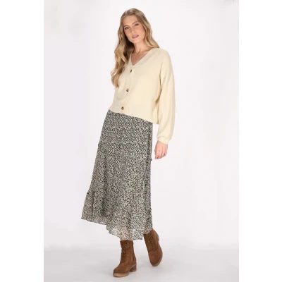 Abbildung von Strickjacke SCHMUDDELWEDDA XS/S / Creme 50% Acrylic 32% Polyesteramide 18% Polyester