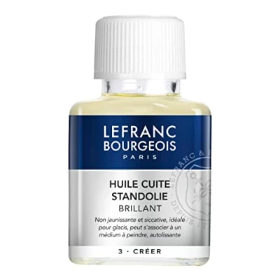 Abbildung von Lefranc &amp; Bourgeois Malmittel, Leinöl, Standöl für Ölfarben in 75 ml Flasche