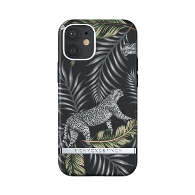 Abbildung von Richmond &amp; Finch Hülle Kompatibel mit iPhone 12 Mini, Silberner Dschungel Gehäuse, 5.4 Zol, Komplett Schützende Handyhülle