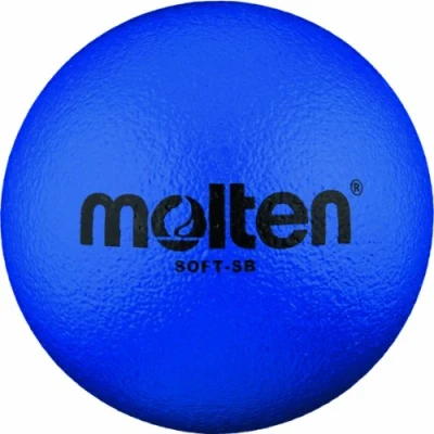 Abbildung von Molten Softball Fußball Soft SB, Blau, Ã˜ 180 mm Ball, 130 g, Durchmesser: 180mm