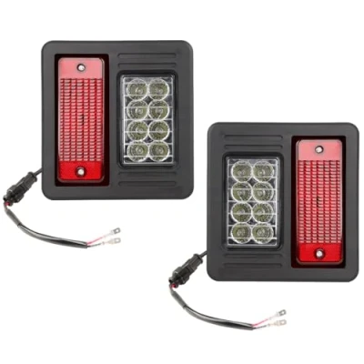 Abbildung von Hooma Rücklicht LED Rücklichter Set, 12 V, ersetzt Teilenummer: 6670284 6674401 6718043, kompatibel mit Bobcat Kompaktlader S100, S130, S150, S160, S175, S185, S205, S220, S250, 2 Stück S300 S330