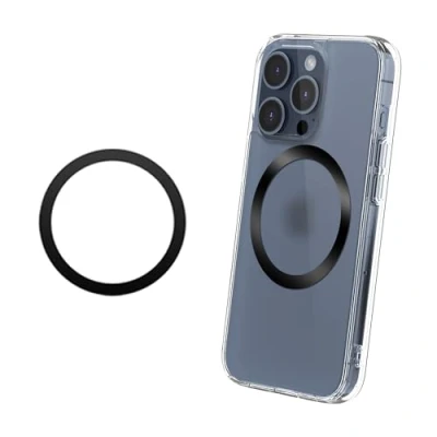 Abbildung von PROfezzion Universal Mag Safe Ring, Metallring Aufkleber mit 3M Klebstoff für iPhone 16 Plus/Pro Pro Max 15 14 13 12, Magnetische Ringhalterung, Auto Telefonhalterung &amp; andere Stand