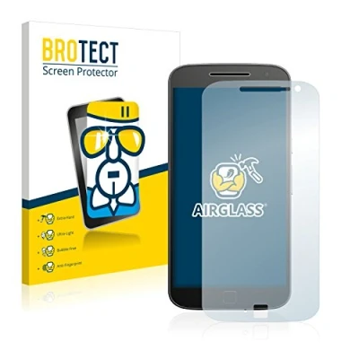 Abbildung von BROTECT Schutzglas für Motorola Moto G4 Plus Schutzfolie Panzer Folie Glas [Extrem Kratzfest 9H, Anti Fingerprint, Ultra Transparent]