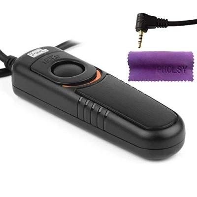 Abbildung von Pixel RC201/L1 Kamera Kabelfernauslöser Kompatibel mit Panasonic S5 S1H S1R S1M S1 G95 G91 FZ10002 G9 GH5 G85 G81 GX8 GX7 GH4 GH3 FZ2500 FZ2000 FZ1000 FZ300 FZ200 ähnlich DMW RSL1