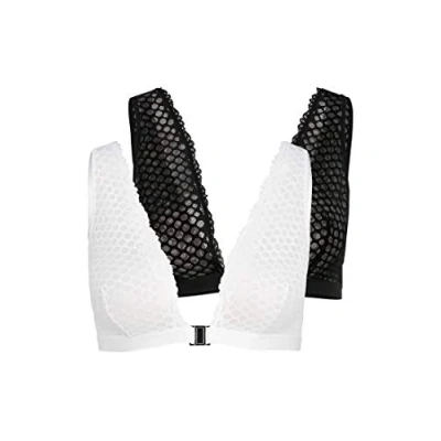 Abbildung von Lascana 2 PACK Triangel BH, Damen, Größe: 80C, Weiß+schwarz