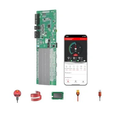Abbildung von Daly BMS LiFePO4 8S 24V Heim Energiespeicher 200A für 18650 Batterie mit Can RS485 LED Solarsystem (8S 200A)