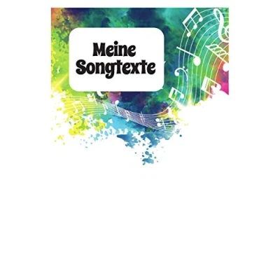 Abbildung von Meine Songtexte: Notizbuch Songbook Perfekt zum Songtexte schreiben Song Writing Geschenk für Weihnachten