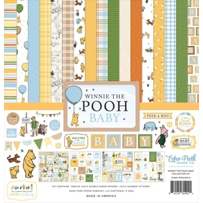 Abbildung von Echo Park Winnie The Pooh Baby 12x12 Inch Collection Kit (WPB442016)