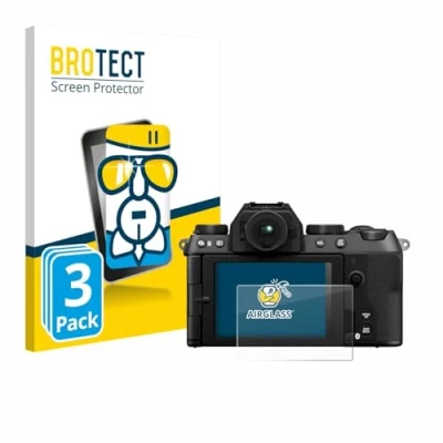 Abbildung von BROTECT Schutzglas für Fujifilm X S20 (3 Stück) Schutzfolie Panzer Folie Glas [Extrem Kratzfest 9H, Anti Fingerprint, Ultra Transparent]