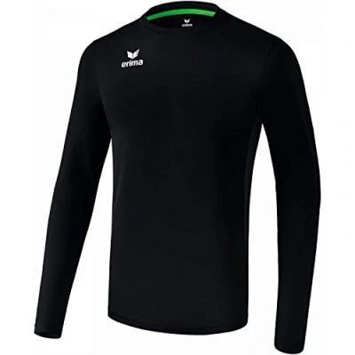 Abbildung von Erima Langarmshirt, Herren, Größe: Large, Schwarz