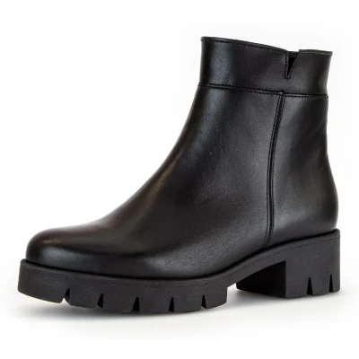 Abbildung von Gabor Stiefelette, Blockabsatz, Boots, Chunky Boots mit Innenreißverschluss