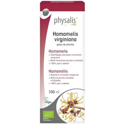 Abbildung von Physalis Hamamelis Virginiana Tropfen Bio 100ml durchblutungsfördernd, 100% natürlich
