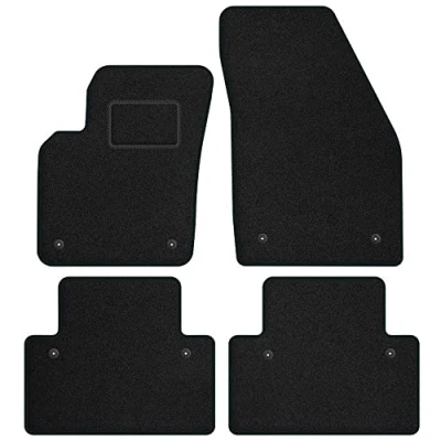 Abbildung von M MOTOS Velours Standard fußmatten für Volvo V50 2004 2012 Standard, Gewebt, Schwarz Auto Erleben Sie neuen Fahrkomfort mit einem Satz Ihr