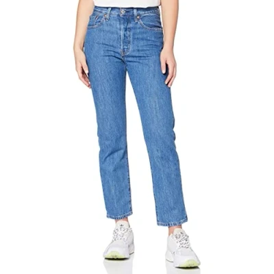 Abbildung von Levi&#039;s Damen 501® Crop Jeans,Sansome Breeze Stone,26W / 26L