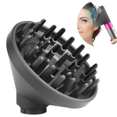 Abbildung von Diffusor Aufsatz für Dyson Airwrap Styler HS01 HS05, verwandelt Ihren Air Wrap in einen Haartrockner