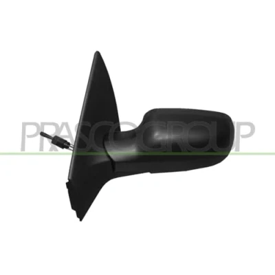 Abbildung von Außenspiegel Prasco RN4207114P Premium links schwarz manuell inneneinstellbar, Einstellung: Seilzug, asphärisch RENAULT: MEGANE 2, 2 Kombi