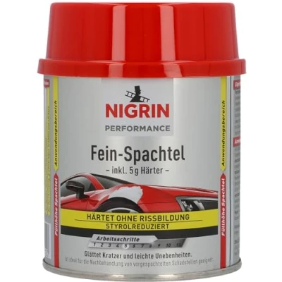 Abbildung von NIGRIN Performance Fein Spachtel, weiß, 72112, 4008153721120, 250 g