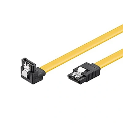 Abbildung von Goobay 95020 S ATA Datenkabel für HDD, SDD, 6 Gbits SATA L Typ Stecker auf 90 abgewinkelt, 50cm