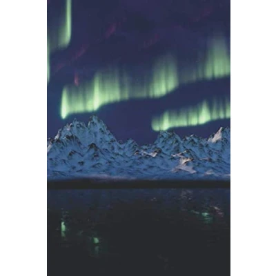 Abbildung von Aurora Borealis Nordlichter: Notizbuch / Tagebuch in Taschenbuchgröße, 120 Seiten