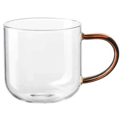 Abbildung von ASA coppa Glas Becher mit ginger Henkel 0,4l