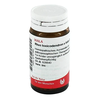 Abbildung von RHUS Toxicodendron E foliis D 12 Globuli 20 g