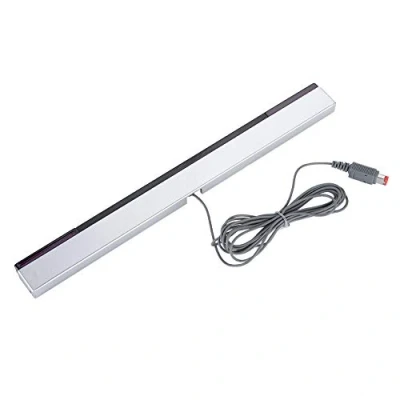 Abbildung von ASHATA Sensorleiste für Wii/Wii U, IR Sensor Bar Kabelgebundene Signalempfänger,Verdrahtete Ray Infrarot Receiver mit Kabel Wii/WIIU Konsolen