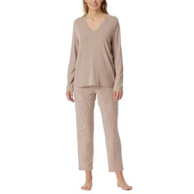 Abbildung von Schiesser Selected Premium SET Nachtwäsche Set, Damen, Größe: 42, Natur