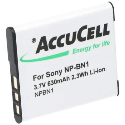 Abbildung von Akku passend für Sony NP BN1 Typ N kein Original 580 630mAh