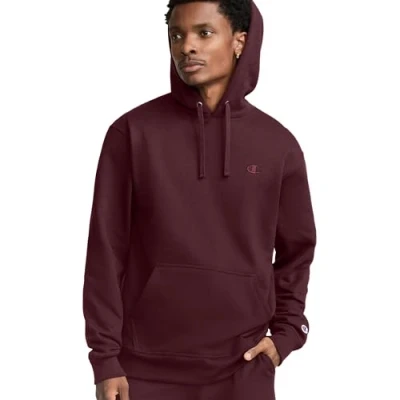Abbildung von Champion Herren Kapuzenpullover Powerblend Pullover Hoodie, Kastanienbraun, S