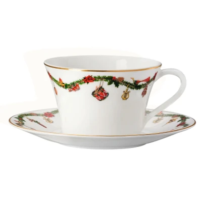 Abbildung von Hutschenreuther Nora Christmas Tee /Cappuccinotasse 2tlg.