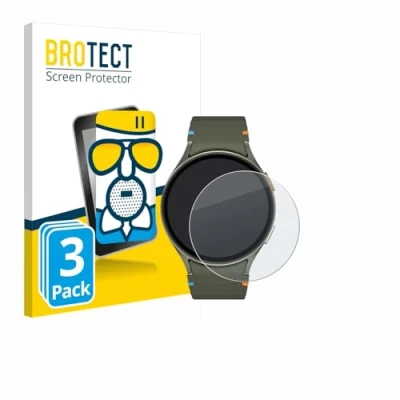 Abbildung von BROTECT Entspiegelungs Schutzglas für Samsung Galaxy Watch 7 (44 mm) (3 Stück) Schutz Folie Panzerfolie Glas Matt [Extrem Kratzfest 9H, Anti Reflex]