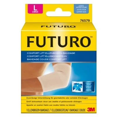 Abbildung von FUTURO FUT76579 Comfort Ellenbogen Bandage, beidseitig tragbar, Größe: L, Maße: 28,0 30,5 cm