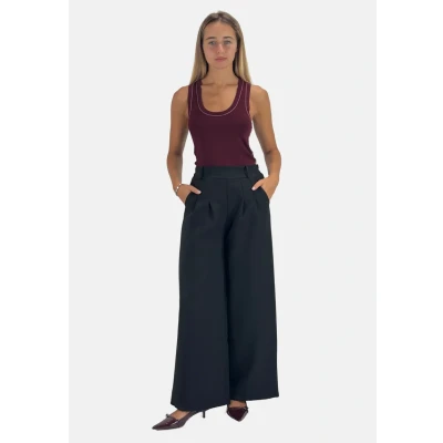 Abbildung von Elara Stoffhose, Damen, Größe: 42, Schwarz